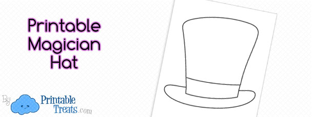 magic tophat coloring pages - photo #14
