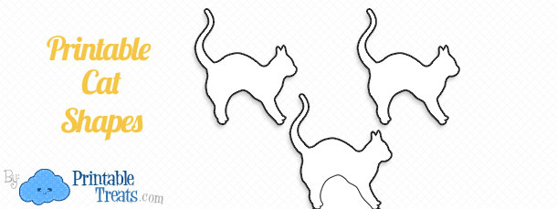 Printable Cat Shapes — Printable