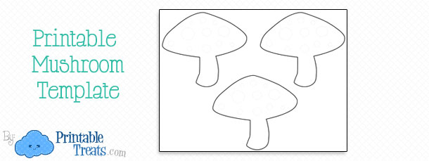 Printable Mushroom Template — Printable Treats.com