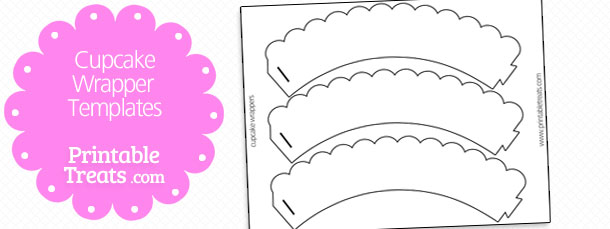 Cupcake Wrapper Template Printable Treats com