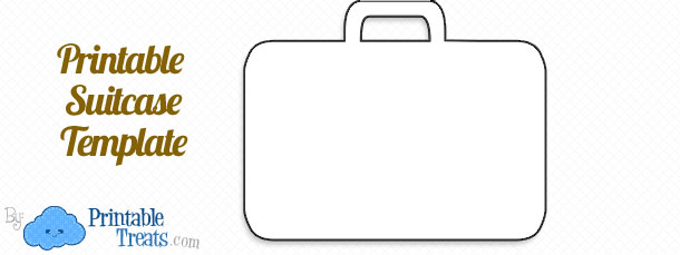 Printable Suitcase Template — Printable Treats.com