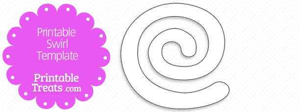 Printable Swirl Template — Printable