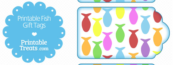 Printable Fish Gift Tags — Printable Treats.com