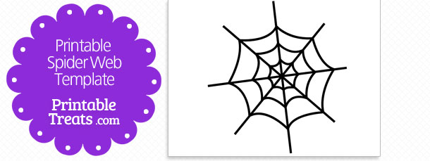 Printable Spider Web Template Printable Treats