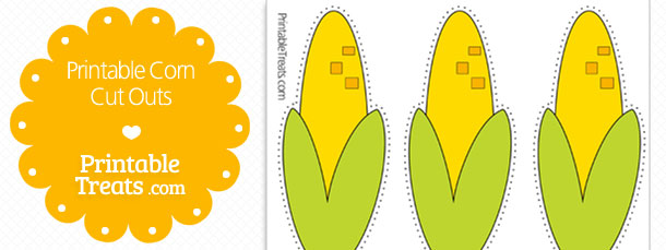 Printable Corn Cut Outs — Printable Treats.com