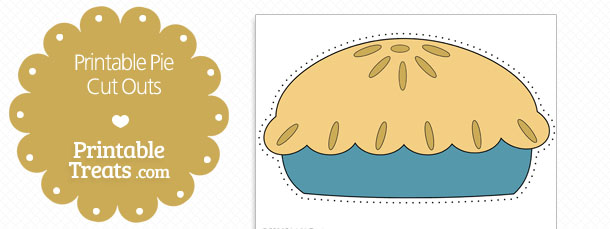 Printable Pie Cut Outs — Printable Treats.com