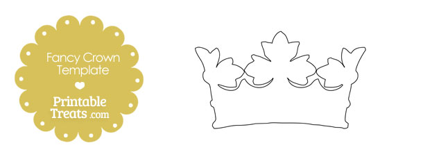 Printable Fancy Crown Template — Printable