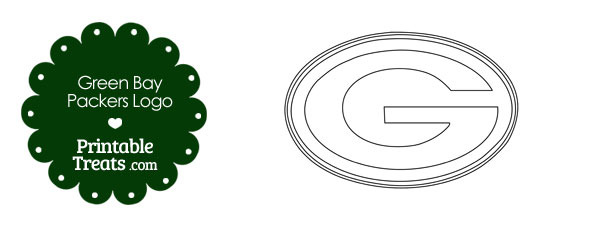 Printable Green Bay Packers Logo Template — Printable Treats.com