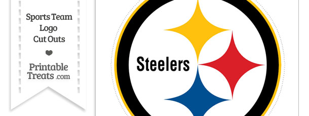 Large Pittsburgh Steelers Logo Cut Out — Printable Treats.com