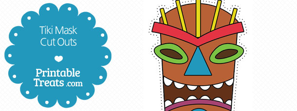 Printable Tiki Mask Cut Outs — Printable Treats.com