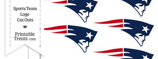 Small New England Patriots Logo Cut Outs — Printable Treats.com